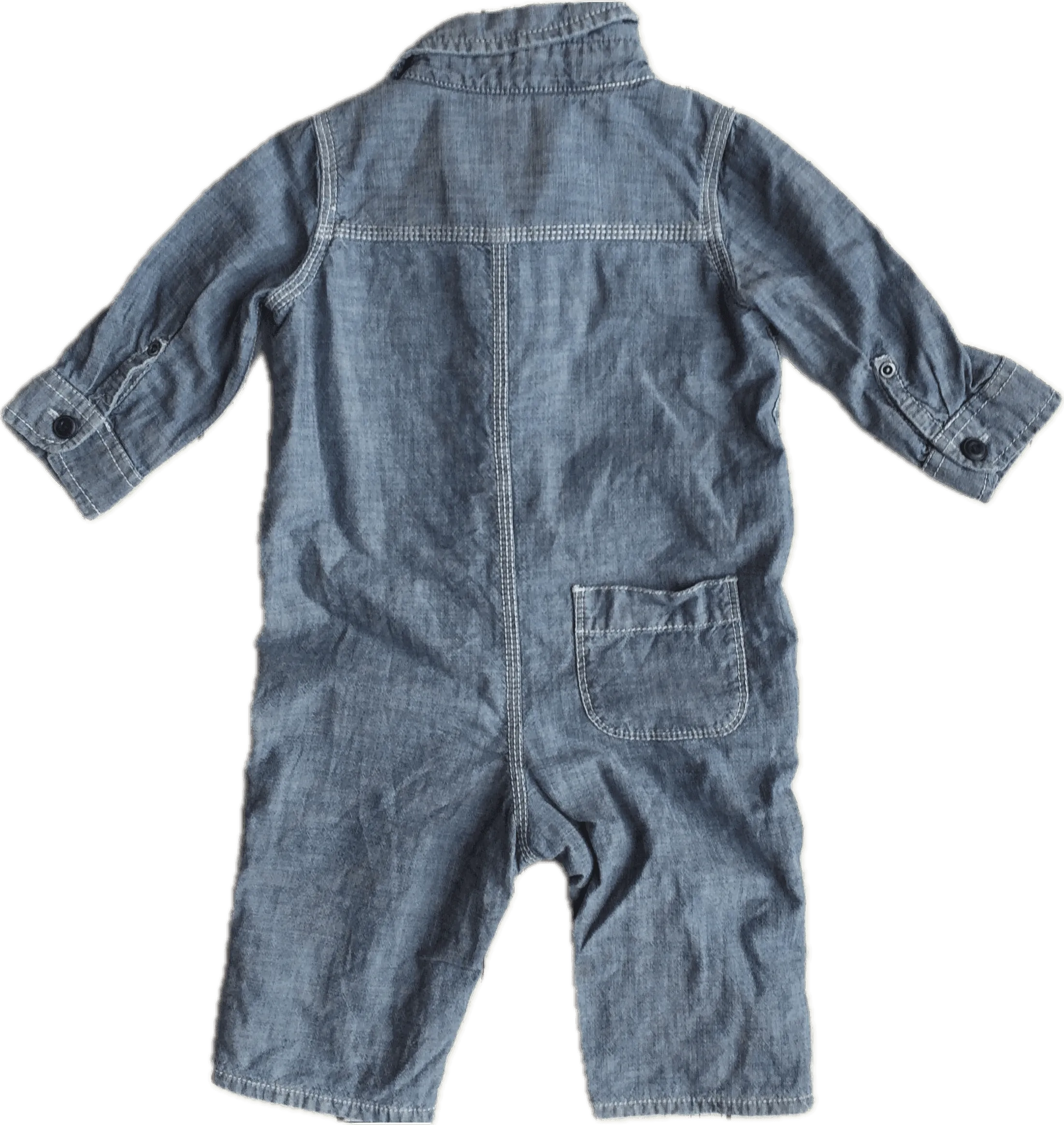 Baby Gap Denim Jumpsuit- Size 6/12M