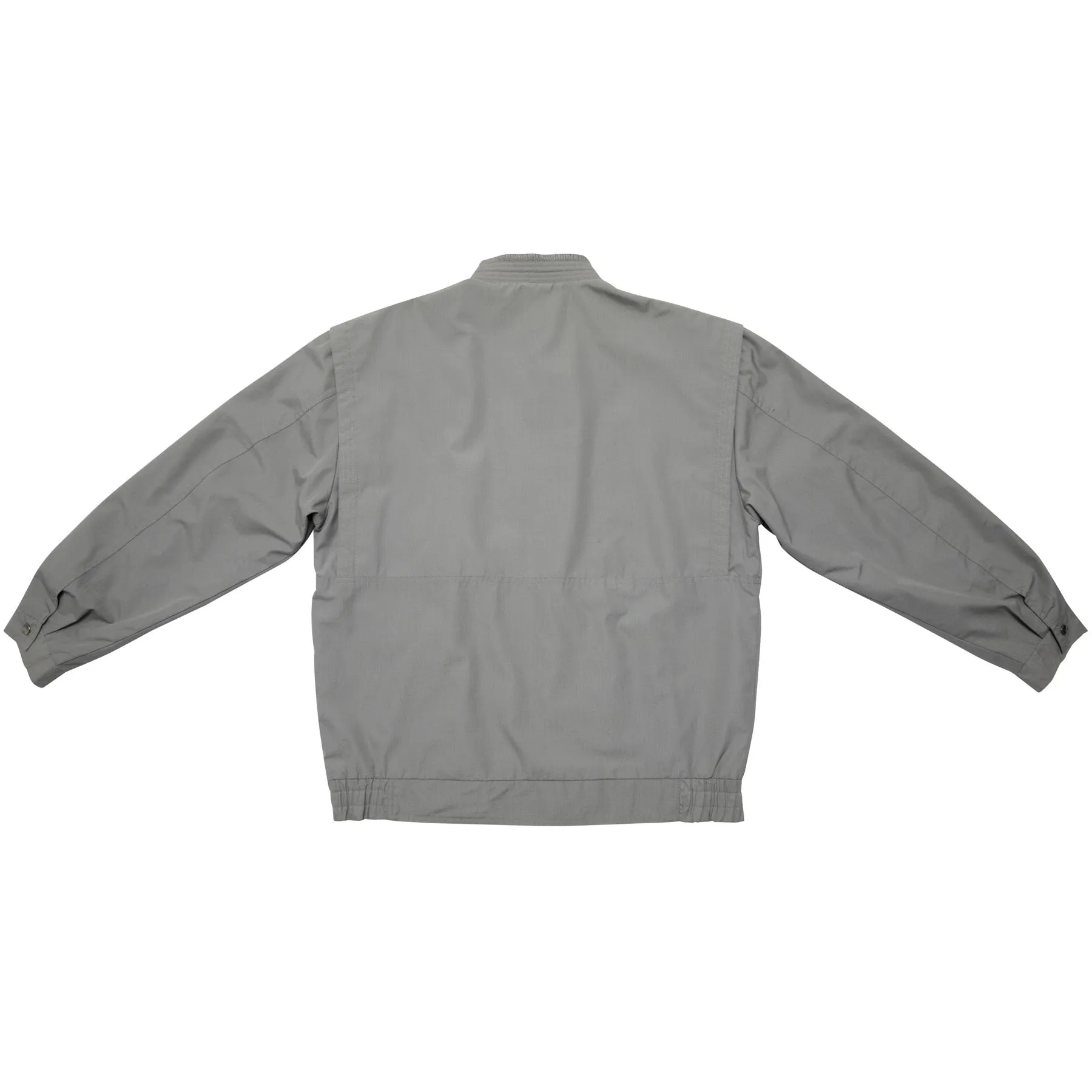 Coated Plain Weave Structured Bomber Jacket