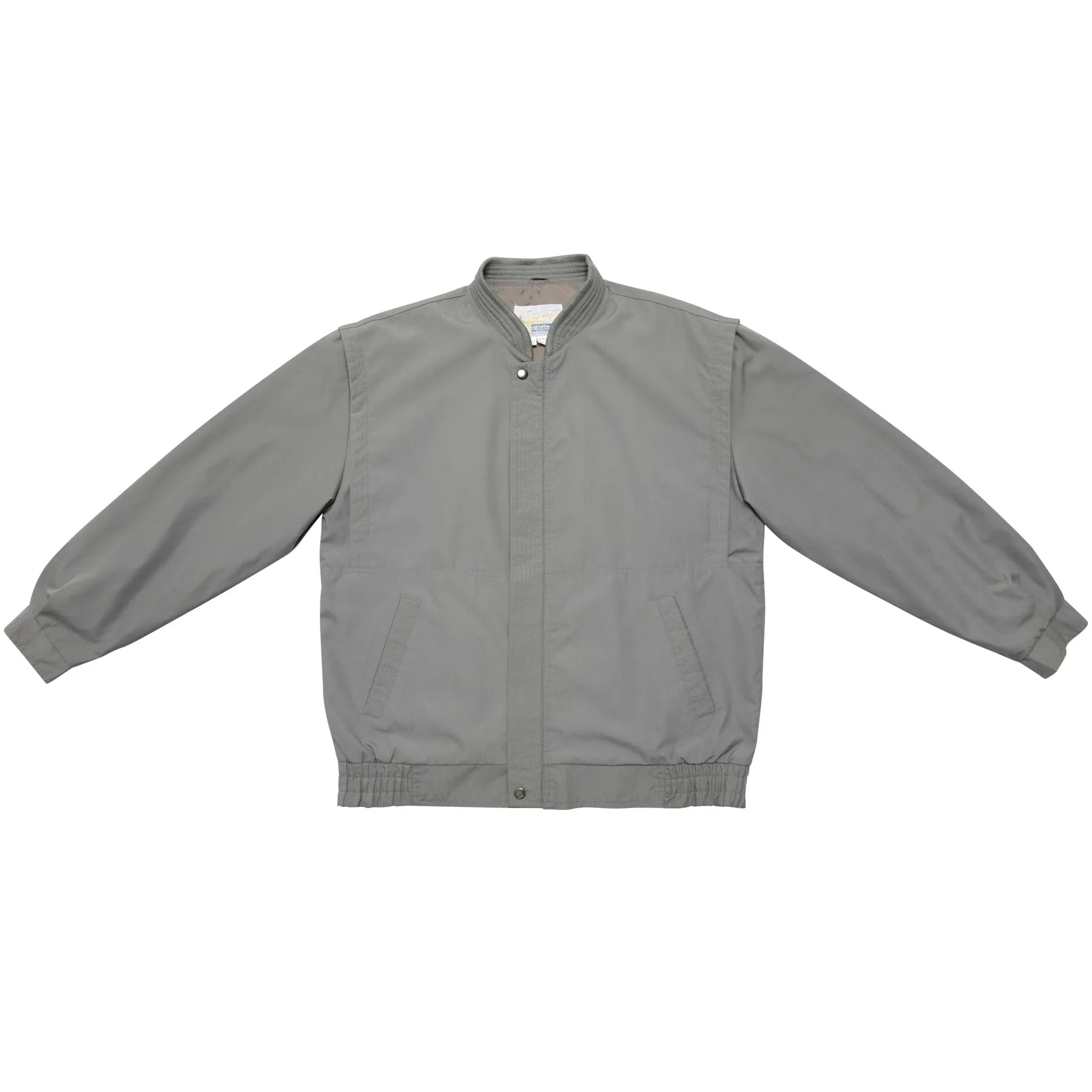 Coated Plain Weave Structured Bomber Jacket