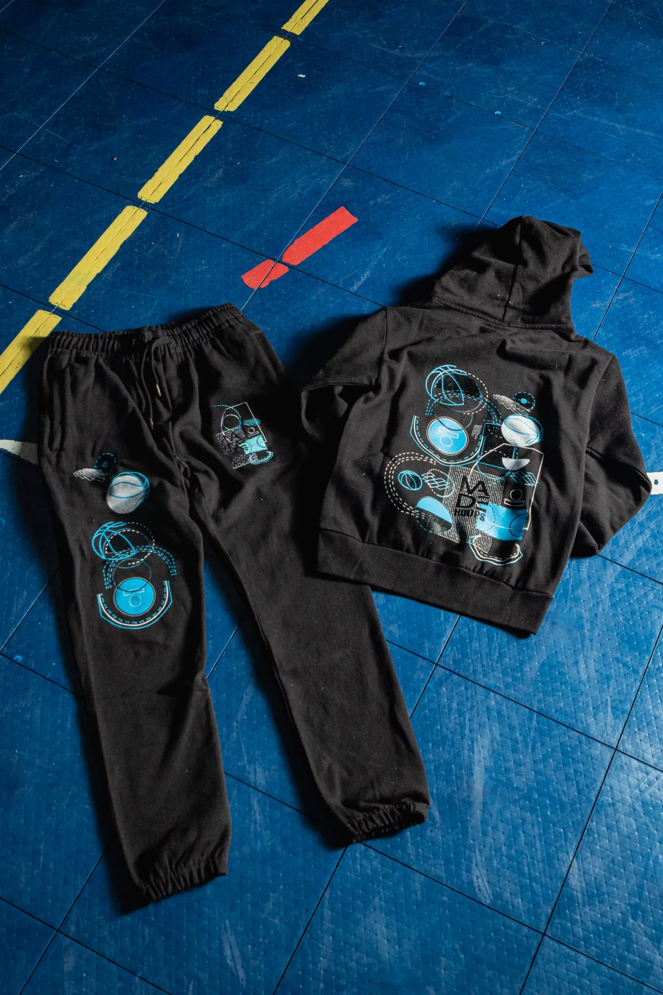 Court Print Joggers