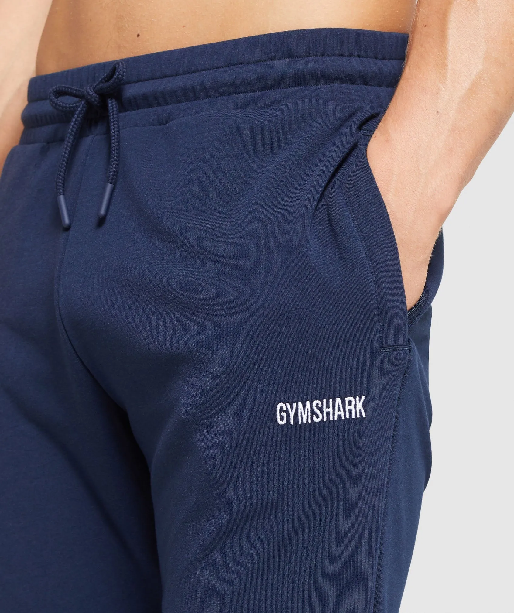 Gymshark Fit Tapered Joggers - Dark Blue