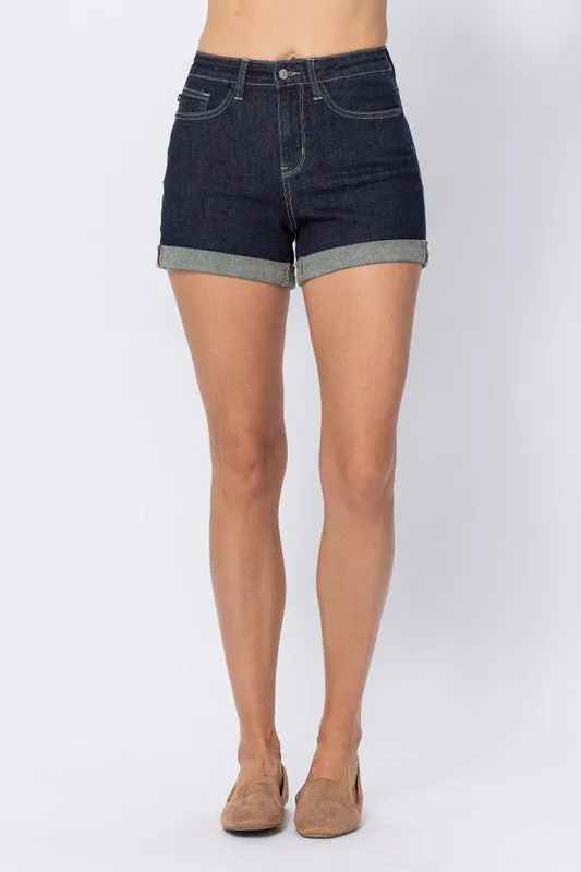 Janie Dark Wash Short