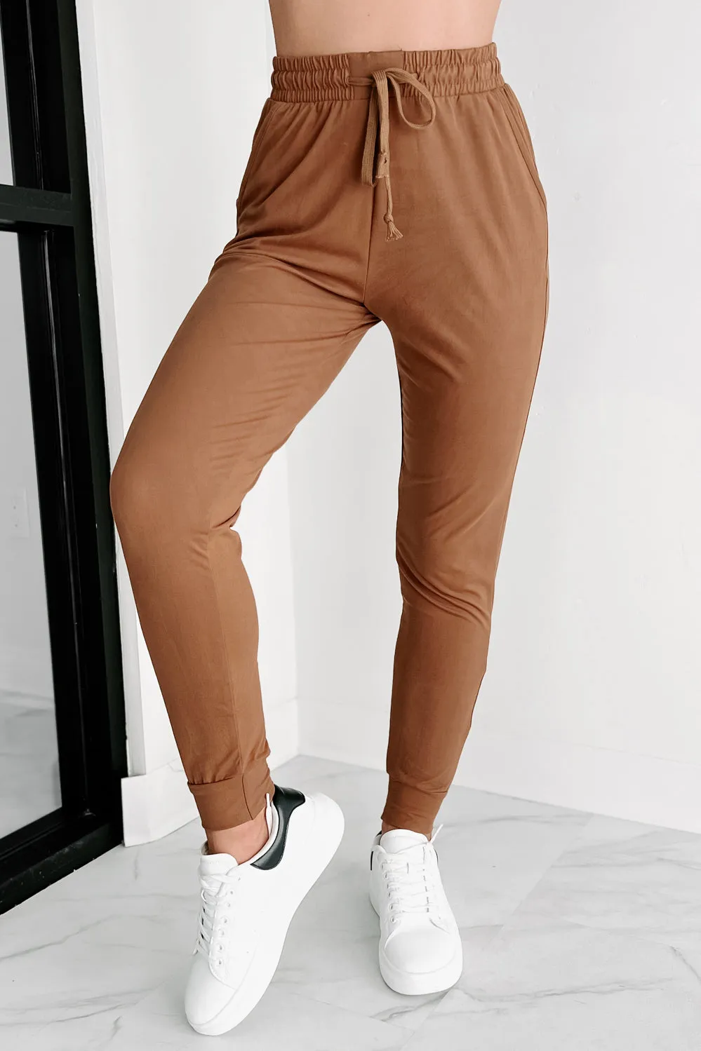 Keeping Cozy Buttery Soft Joggers (Cognac)