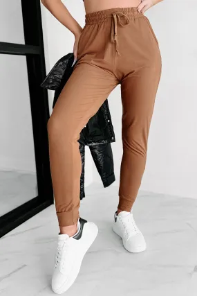 Keeping Cozy Buttery Soft Joggers (Cognac)