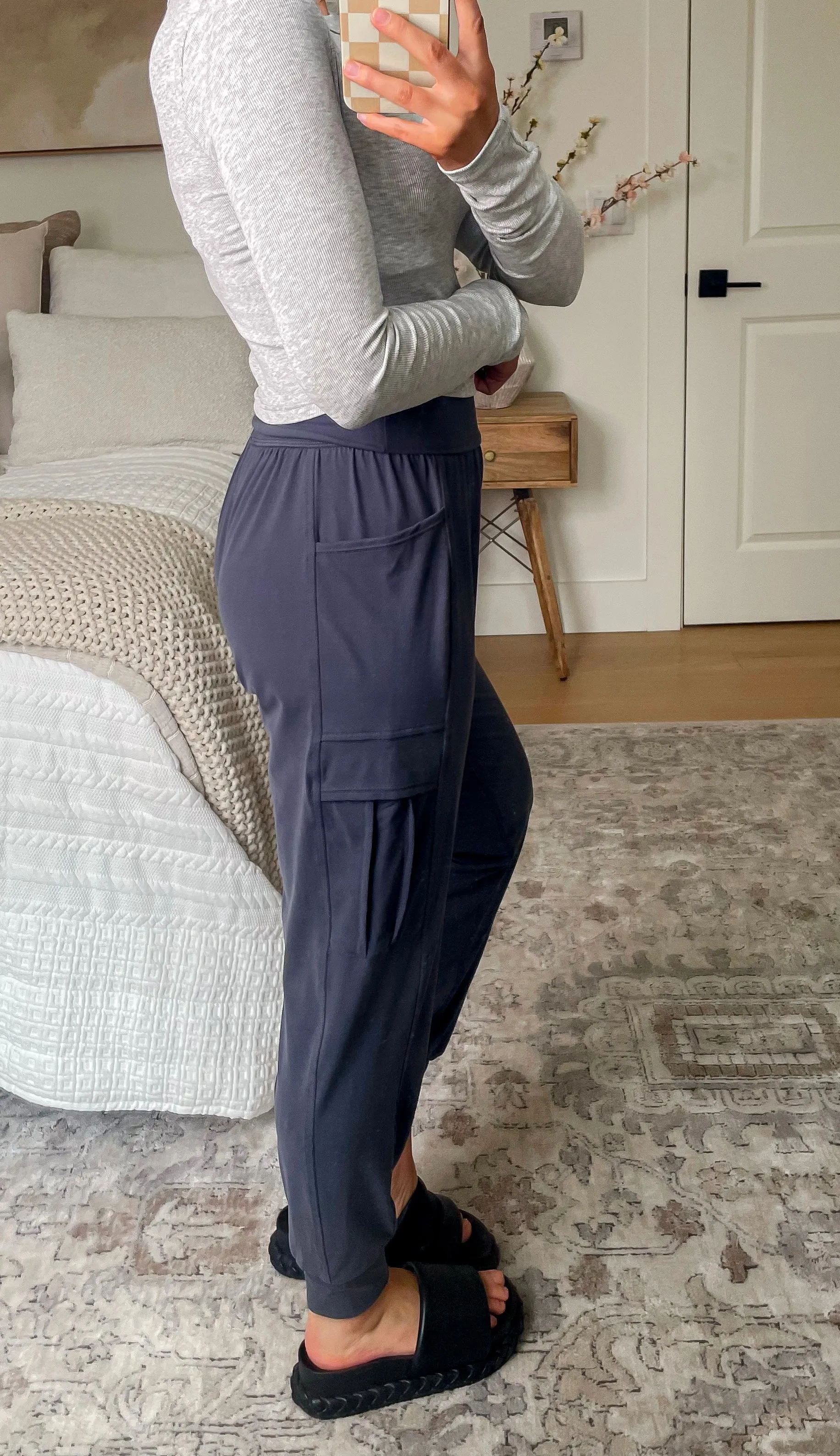 Lainey Joggers // Charcoal Navy