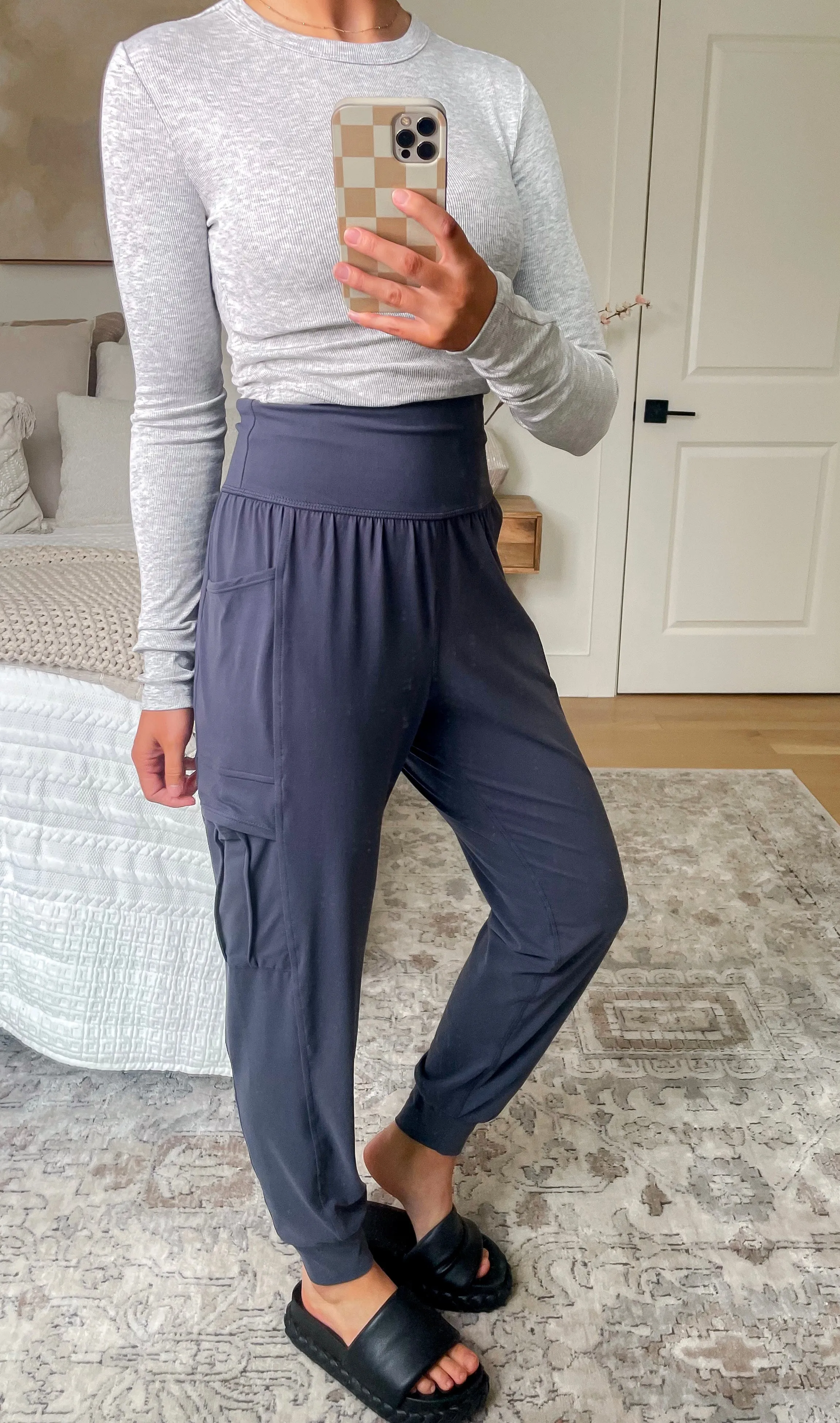Lainey Joggers // Charcoal Navy