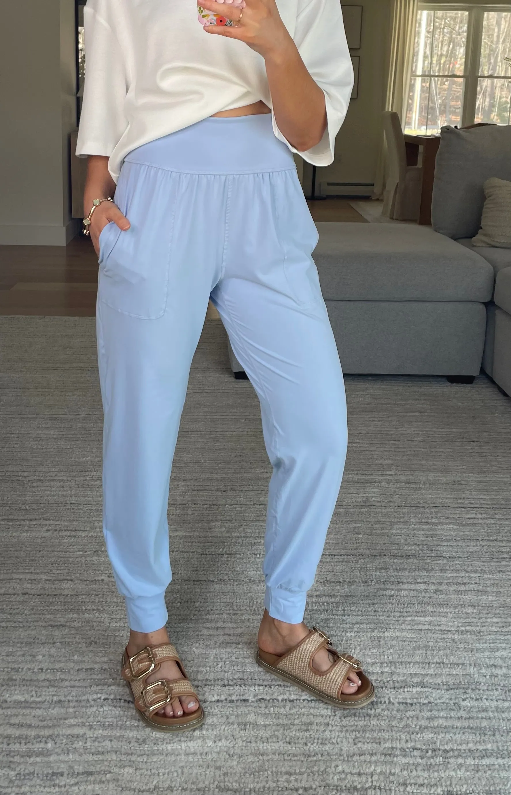 Lainey Joggers // Powder Blue