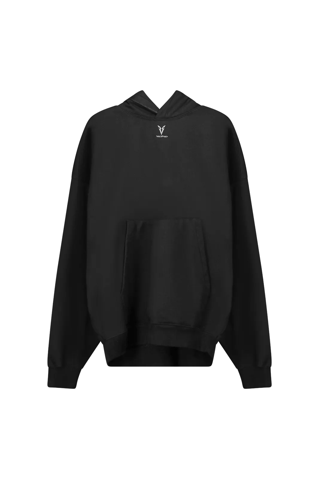 LONGLINE HOODIE - Black