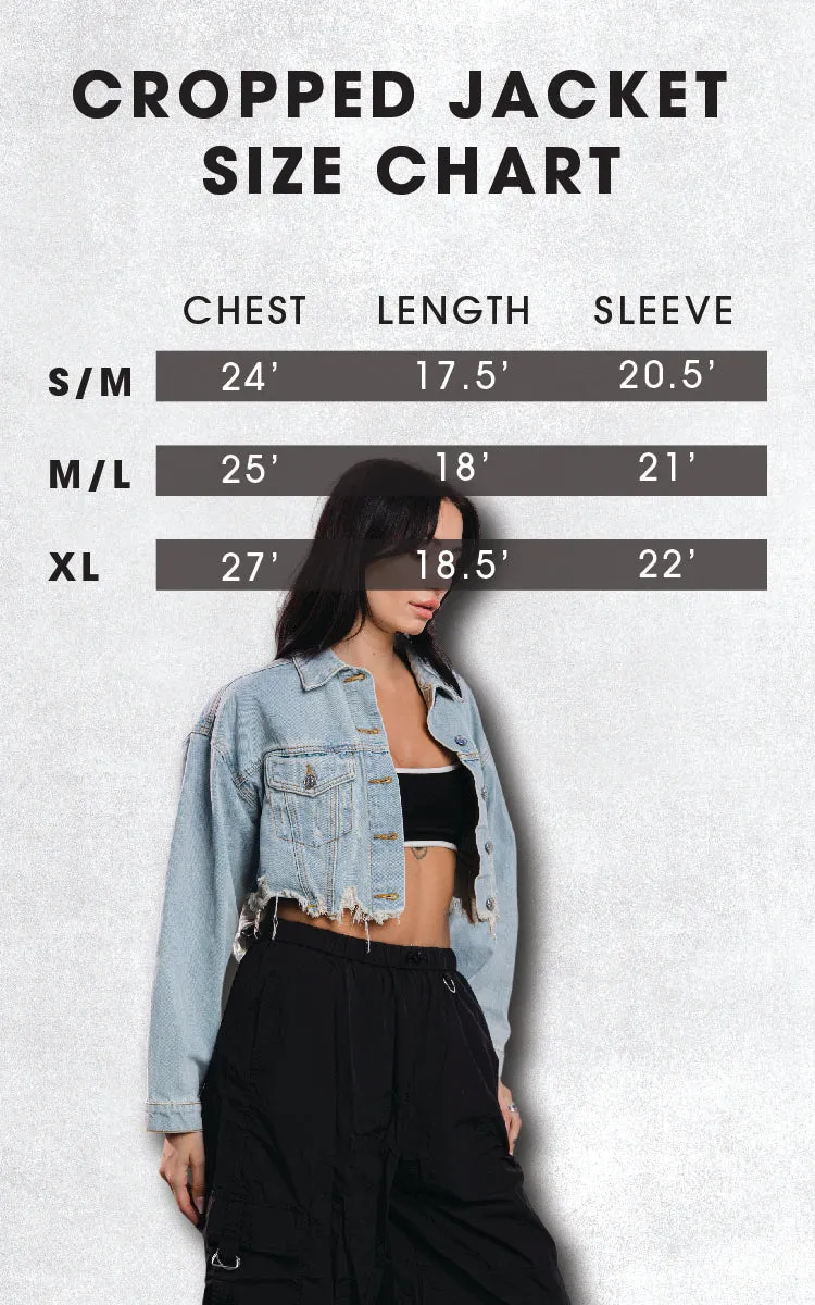 PROTECT YOUR ENERGY Crop Denim Vest
