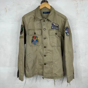 Ralph Lauren Patched Army Fatigue Jacket