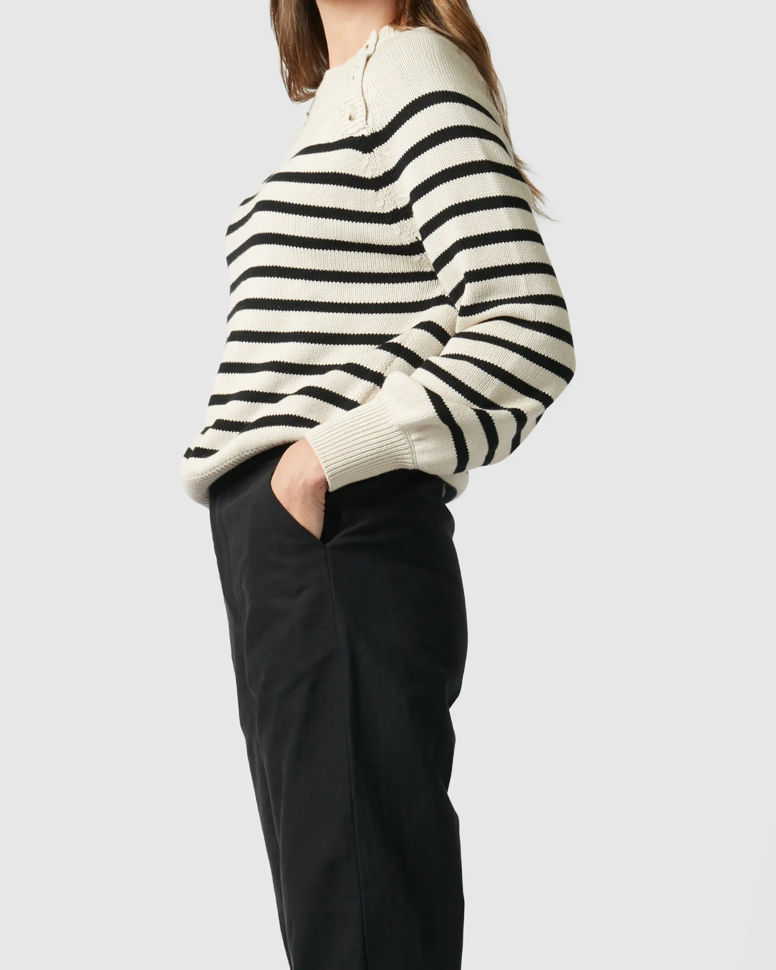 Sweden Jumper - Black Stripe