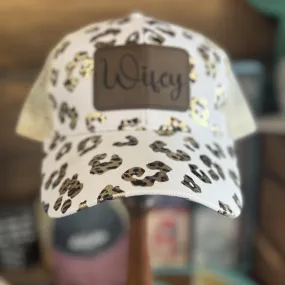 WIFEY GOLD CHEETAH PRINT HAT