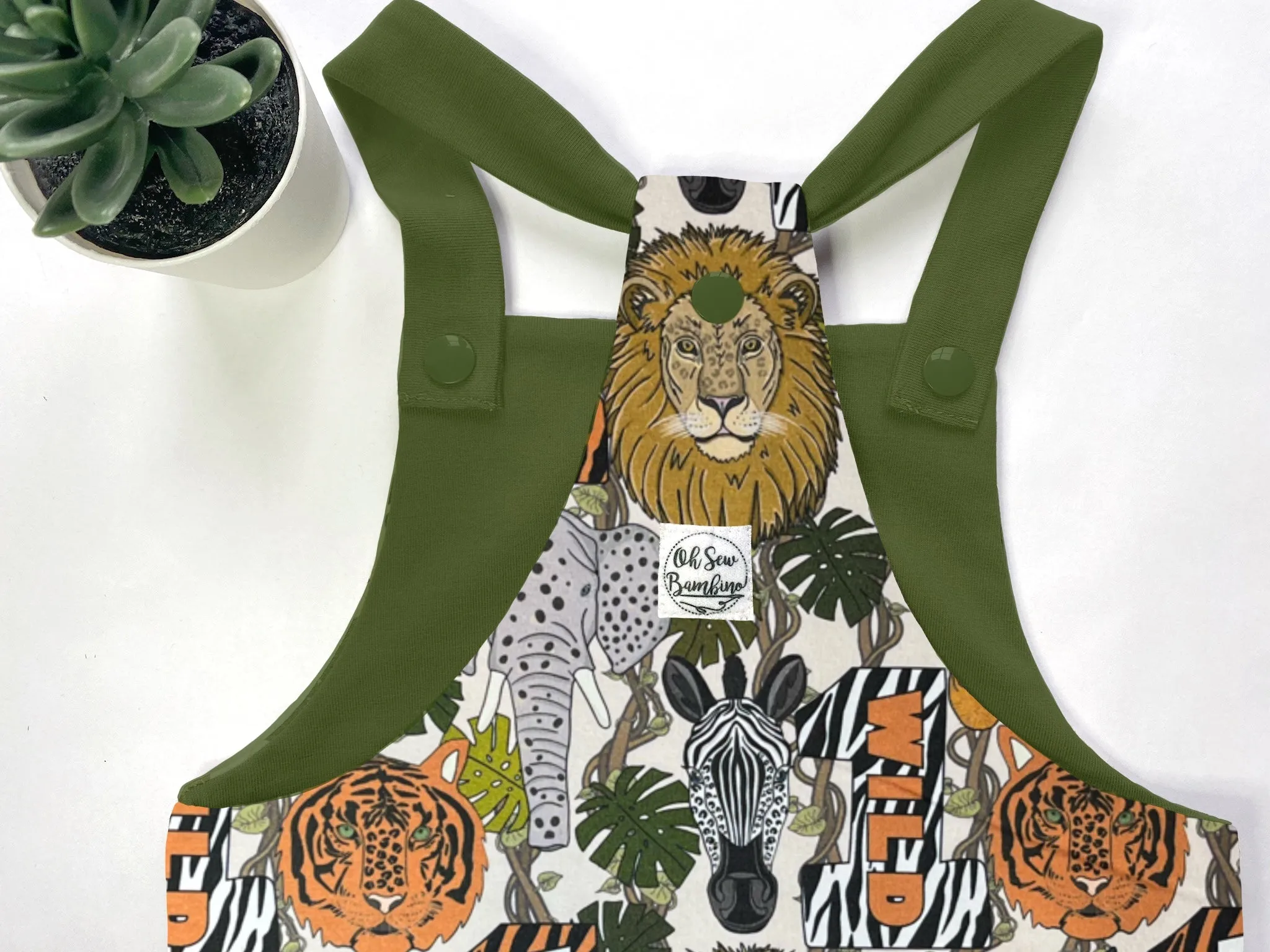 Wild One Jungle Slouchy Dungarees