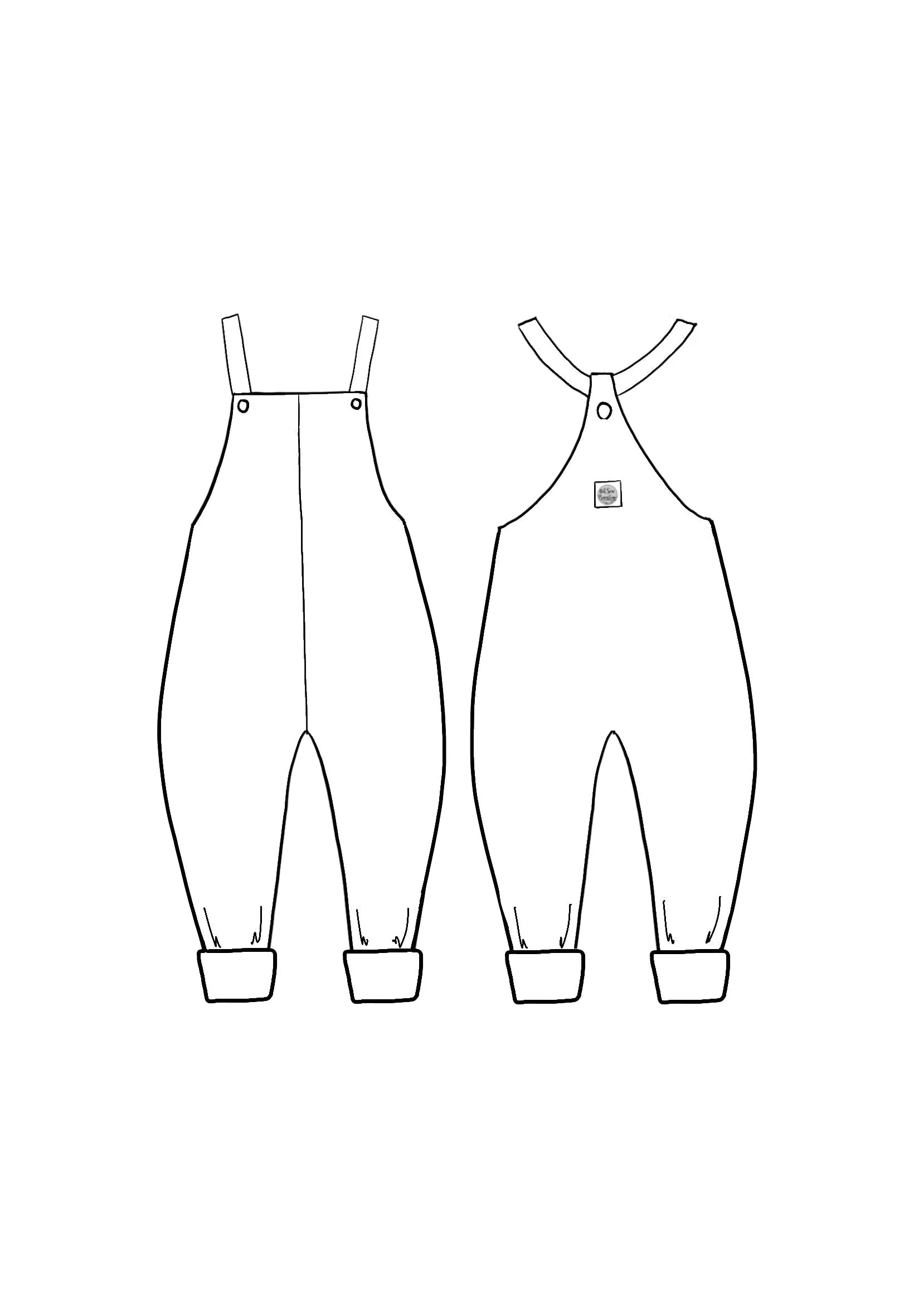 Wild One Jungle Slouchy Dungarees
